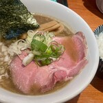 焼きあご煮干しらぁめん はなかぜ - 濃厚らぁめん(¥1,000),ライス(¥170),替え玉(¥180)