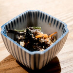 博多焼き鳥・野菜巻き・もつ鍋 かつぎや - お通し