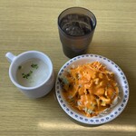 インド料理 ジーラ - セットスープ、サラダ