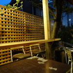 ボータン - テラス席