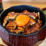 鰻・ひつまぶし 権八 - 特上ひつまぶし満月たまご付き