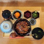 鰻・ひつまぶし 権八 - 特上ひつまぶし満月たまご付き