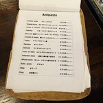 PIZZA BORSA - メニュー