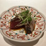 鮨 ひろ海 - 稾燻し鰹玉葱醤油