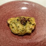 鮨 ひろ海 - 焼き物　真鯛万願寺唐辛子味噌焼き