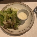 il Ktutti - 冬瓜の冷製スープとサラダ