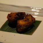 東郷 - 前菜② 四万十川の子持ち鮎の有馬煮 2014.9.2x