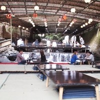 ひろ文 - 川床はこんな感じです。
