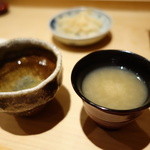 青空 - 伊勢海老の味噌汁