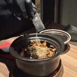 東京焼肉 黒木 - トリュフけずり