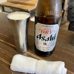 浜一 - 「アサヒスーパードライ」中瓶。600円也。