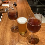 luogo - ウーロン茶とビールで乾杯～～