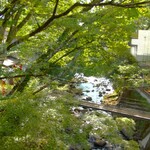 湯回廊 菊屋 - エントランスからの眺め