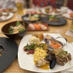 ホテル櫻井 - 盛り付けは下手なんです…何回おかわりしたんだろう…