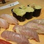 佐渡のすし 弁慶 - かにみそ、ノドグロ他