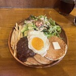 カフェ マチルダ - ハワイアンロコモコパンケーキ