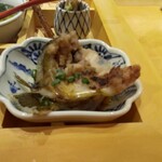 炭火割烹 庵 - ハタのカマの煮物（これが１番お気に入りです）