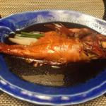 食べるお宿 浜の湯 - 金目鯛の煮付け。