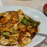 スタミナカレーの店バーグ 川崎店 - 回鍋肉カレー