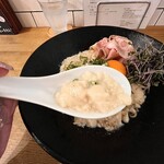 NIBOSHIST - 真鯛の塊冷製まぜそば（限定）食べるスープ