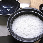 神乃湯ホテル - 夕食（土鍋炊きご飯）