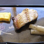 神乃湯ホテル - 朝食（カレイの塩焼き 他）