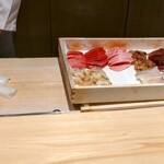 鮨 やざわ - ネタ箱♪