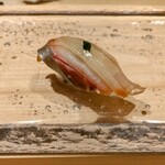 鮨 やざわ - 縞鯵♪