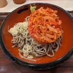 そばの花 - 紅生姜かきあげそば(冷)