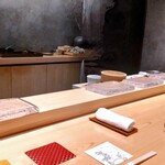 鮨 やざわ - 付け場♪