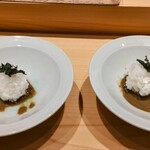 鮨 やざわ - 肝ご飯♪