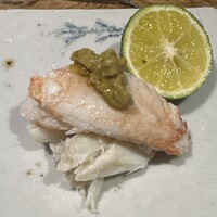 魚料理 あぎやお - 毛蟹　味噌　酢橘
