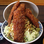 鮎のソースカツ丼！