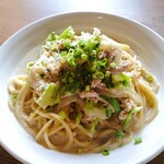 けや木 - 鶏とキャベツの豆乳クリームスパゲッティ