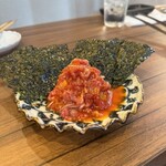 焼肉ぽむる - 本日のお任せユッケ風