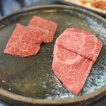 焼肉井とう - 尾崎牛肩ロース＆尾崎牛ザブトン