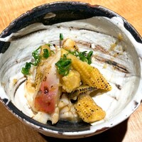 すし いなせ - 焼き北寄貝 夏野菜