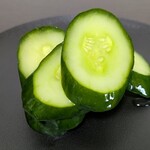 茅乃舎 - 料理写真:浅漬けの素で漬けたきゅうり