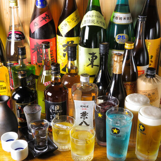 ドリンクは、定番から希少なものまで幅広くラインナップ！