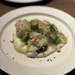 古澤亭 - かにとじゅんさいが入ってる前菜　