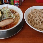 ラーメン金子 - つけ麺・小・バターTP