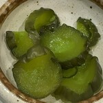 大衆うなぎ もとやま 町田本店 - 漬け物