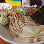 ラーメン金子 - もり蕎麦・中・アサリ・豚1upTP♡サビ玉♡