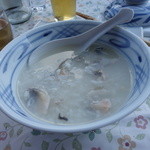 杉ケ瀬ヤナ - ここの鮎雑炊は最高です