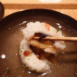 伯雲 - 鱧と水茄子のお椀