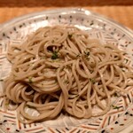 伯雲 - 自家製の冷たい柚子蕎麦