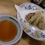 天ぷら盛り合わせ＠本格手打ちうどんじょんならん（2014年9月24日）