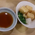 揚げ出し豆腐＠本格手打ちうどんじょんならん（2014年9月24日）