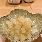 矮鶏 - 大根、烏賊、雲丹、柚子