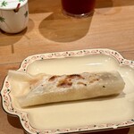 矮鶏 - イチジクとチーズ　春巻き